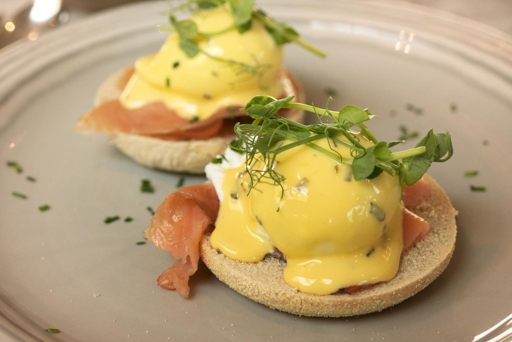 باث Leighton House - Boutique Guesthouse المظهر الخارجي الصورة Eggs Benedict